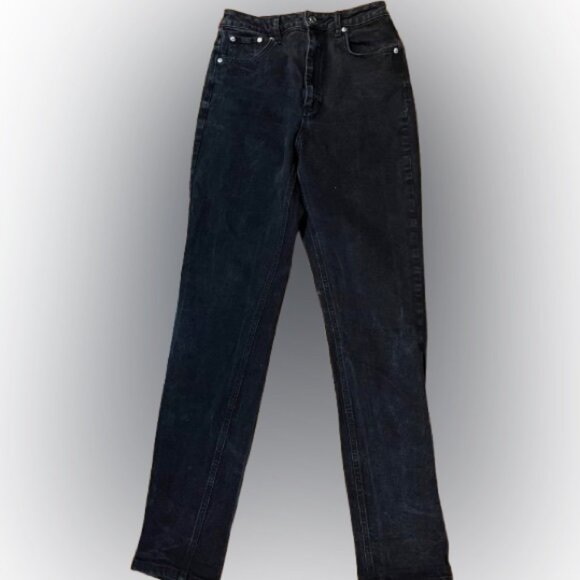 Asos Design Women's Black Denim Jeans Size 28 Tall - Picture 1 of 9